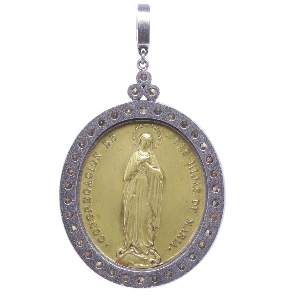 Image 2 for Ave Maria Daughters of Mary Pendant