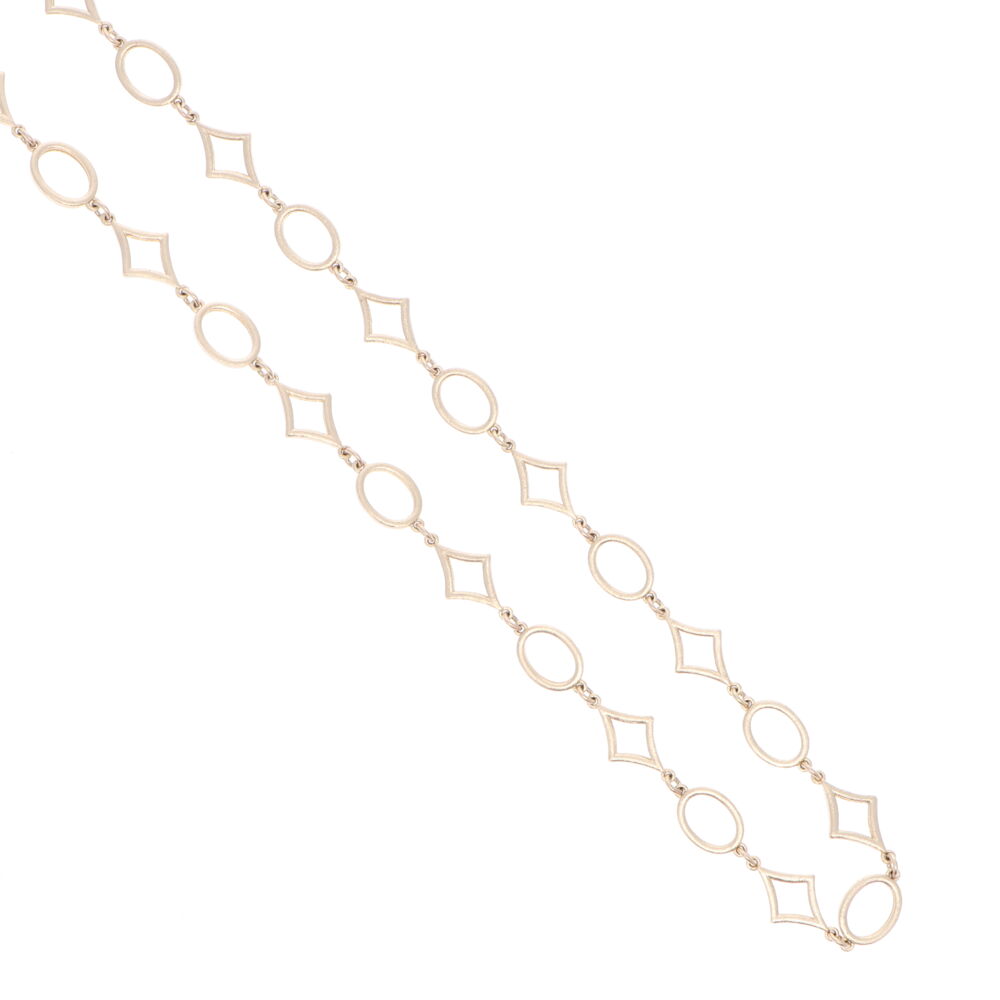 Image 2 for Limited Edition Yellow Gold Star Link Chain 18"