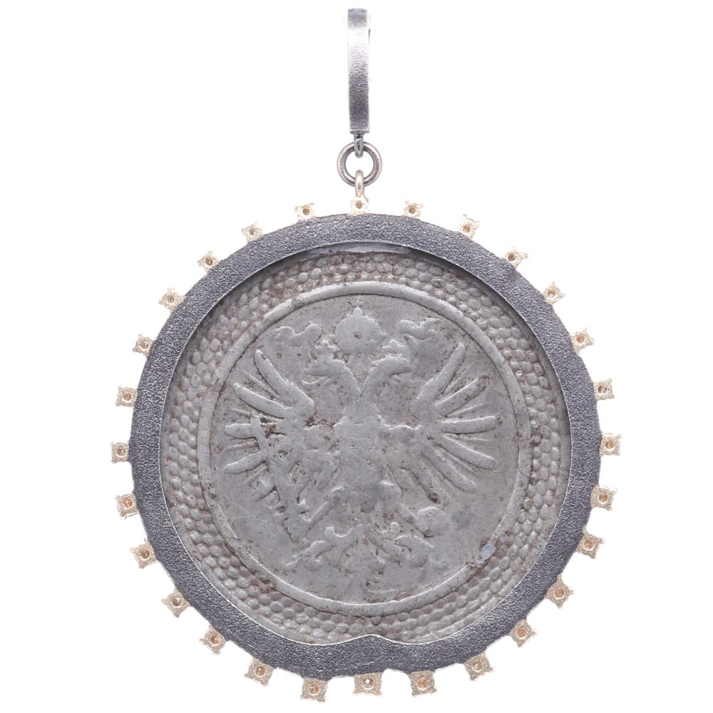 Image 2 for Russian Maltese 1700's Coat of Arms Pendant