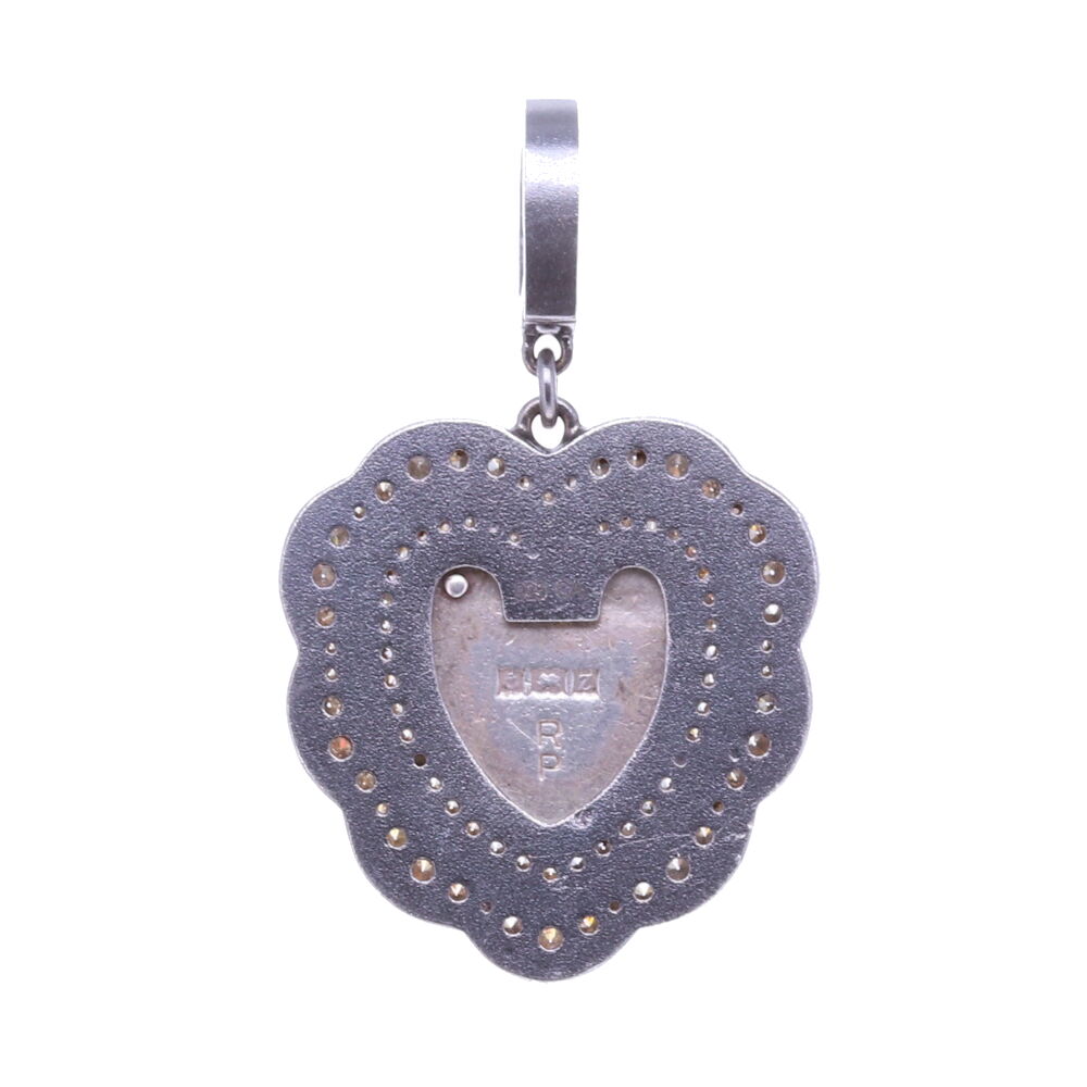 Image 2 for Vintage English Heart Padlock Pendant