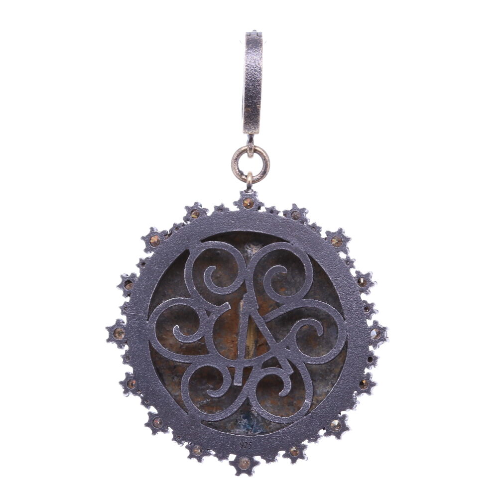 Image 2 for 16th C. Medieval Flower Pendant