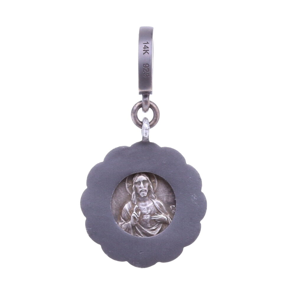Image 2 for Tiny Mary and Child Medal Pendant