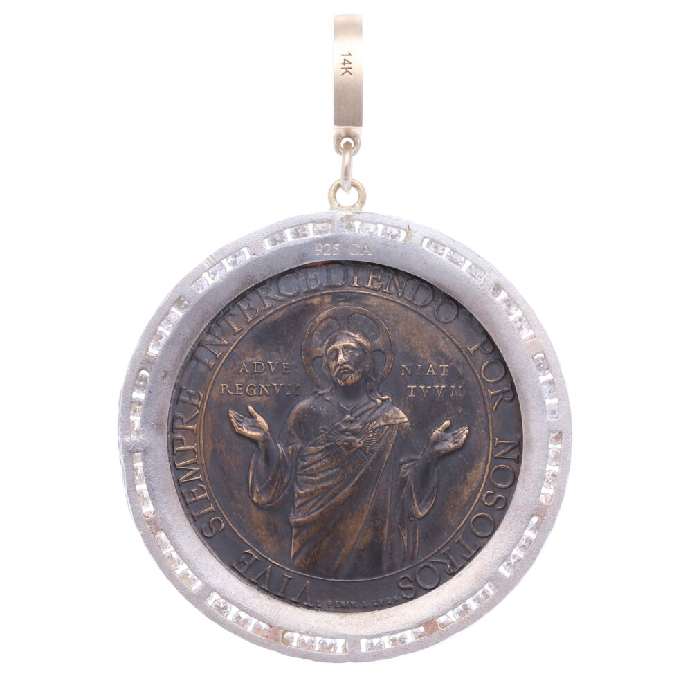 Image 2 for Spanish Sacred Heart Pendant