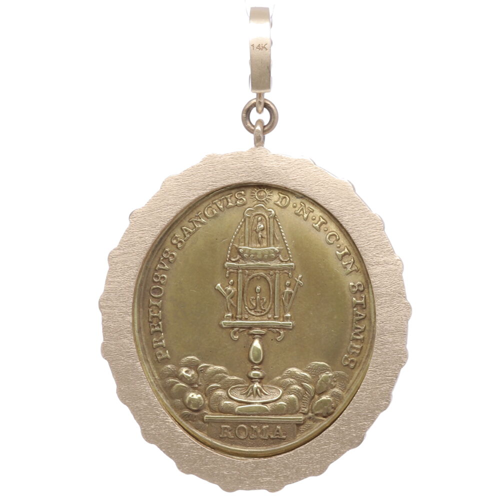 Image 2 for Latin Mary, Child and Cherub Pendant