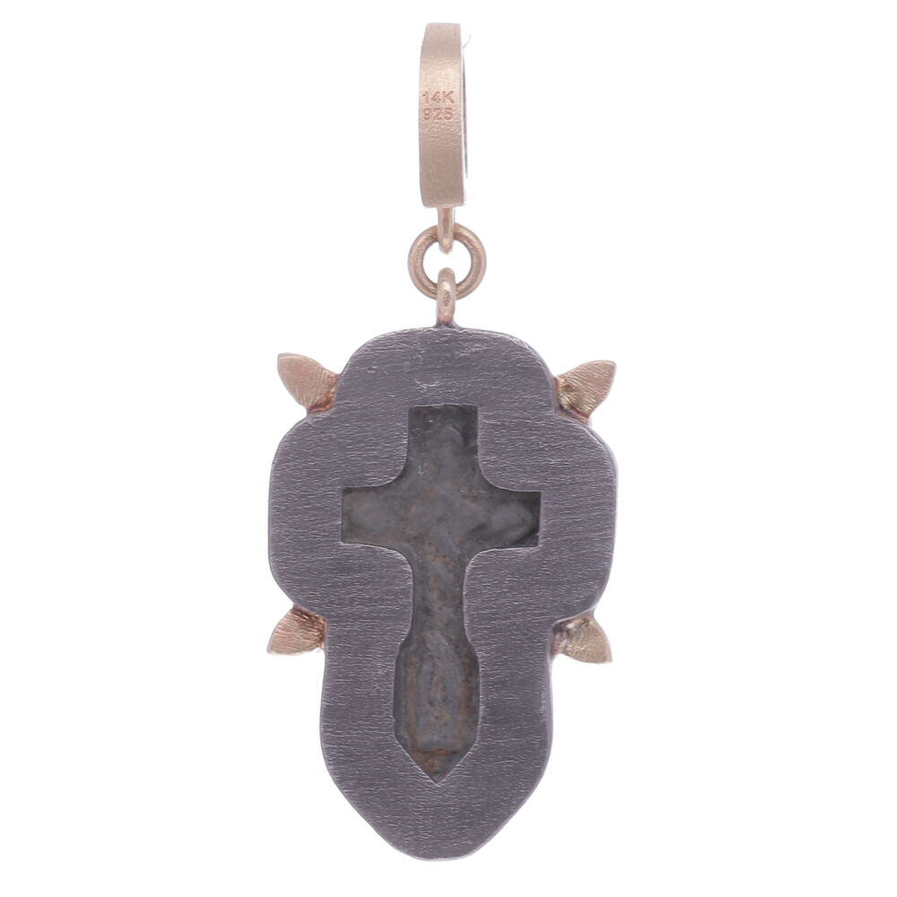 Image 2 for Small Antique Old Believers Cross Pendant