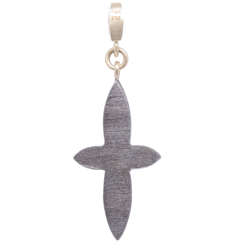 Image 2 for Small Classic Diamond Cross Pendant