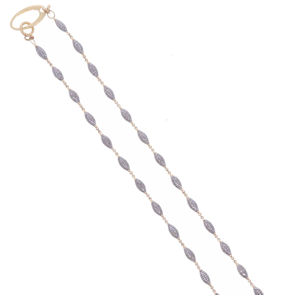 Image 2 for Diamond Marquis Necklace 38"