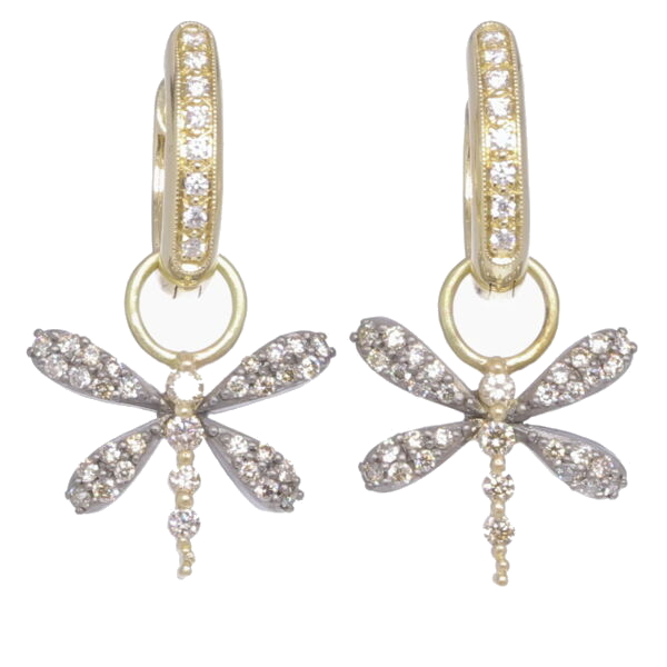 Image 2 for Dragonfly Earring Charms with Two Tone