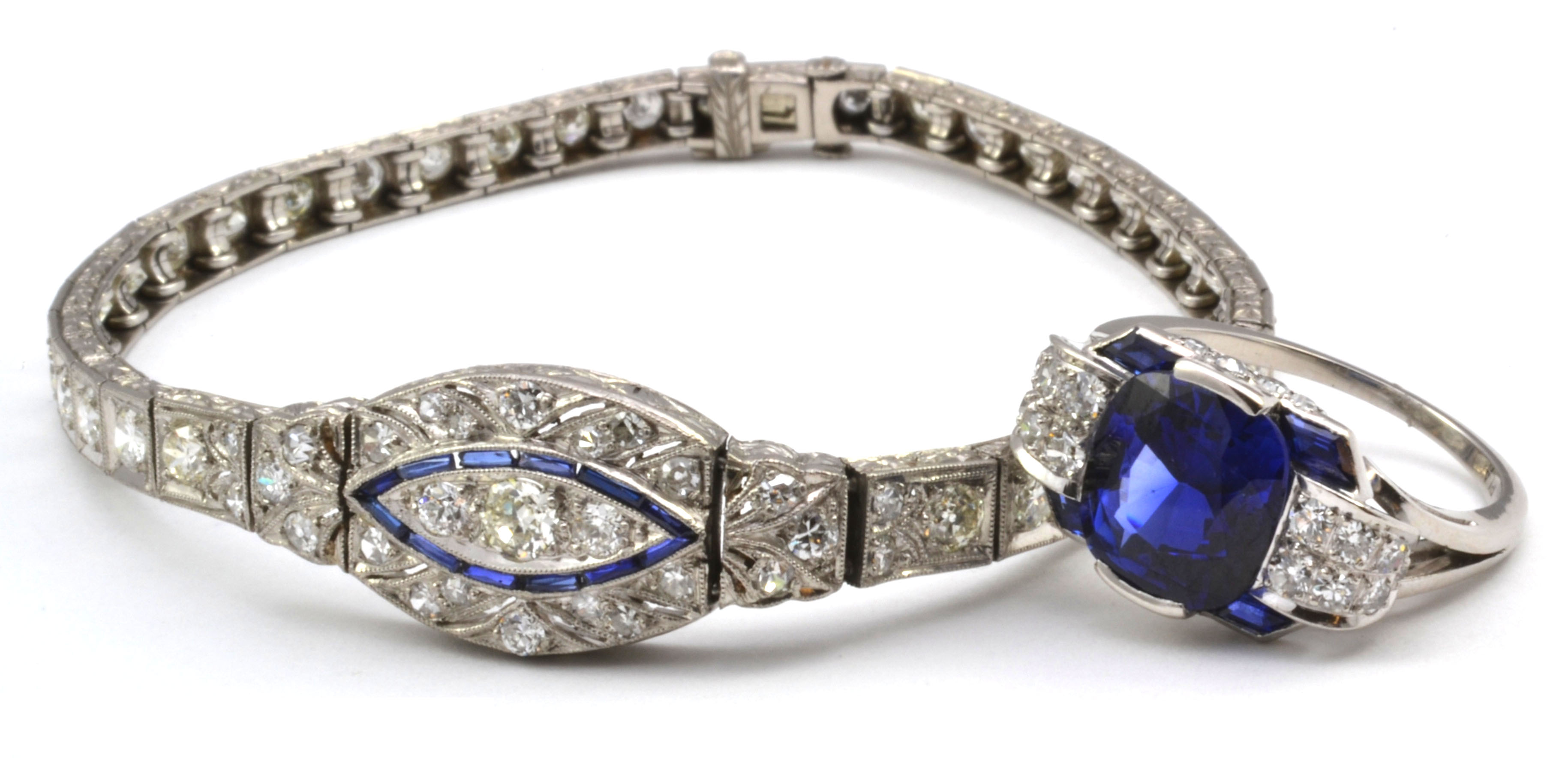 Platinum 1911 Fine Estate Jewelry