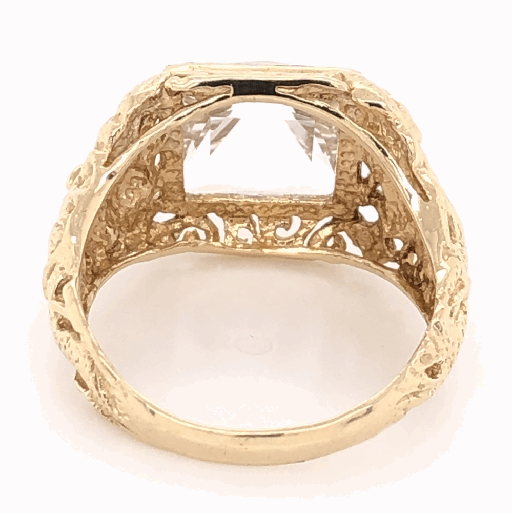 Image 2 for 14K Yellow Gold Sanidine Feldspar Ring 5.6g