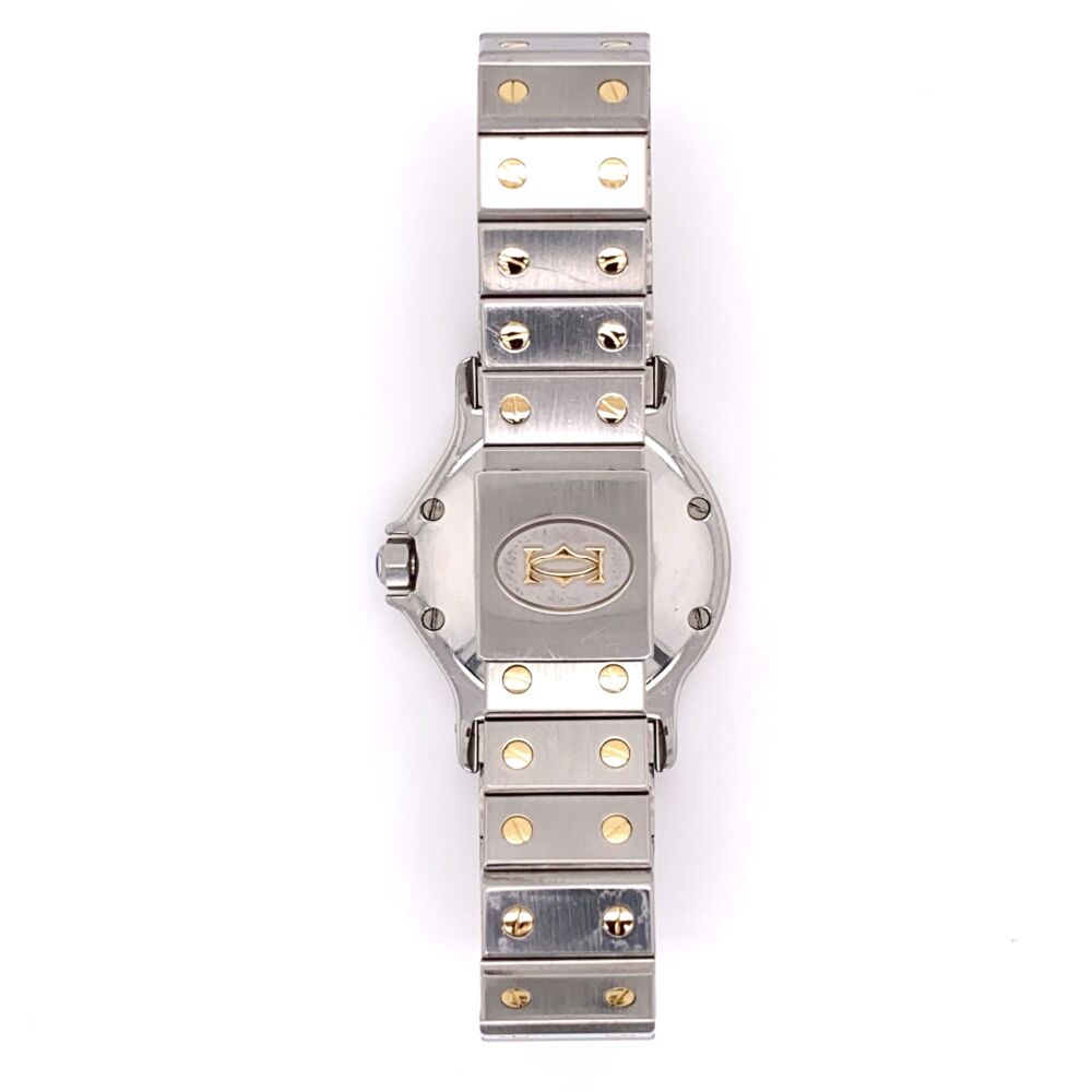 Image 2 for CARTIER SANTOS Octogan Stainless Steel & 18K Yellow Gold 2966 30mm 296632749