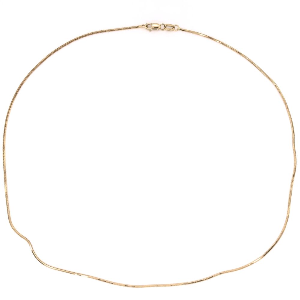 Image 2 for 14K Yellow Gold Snake Chain 4.8g, 18"