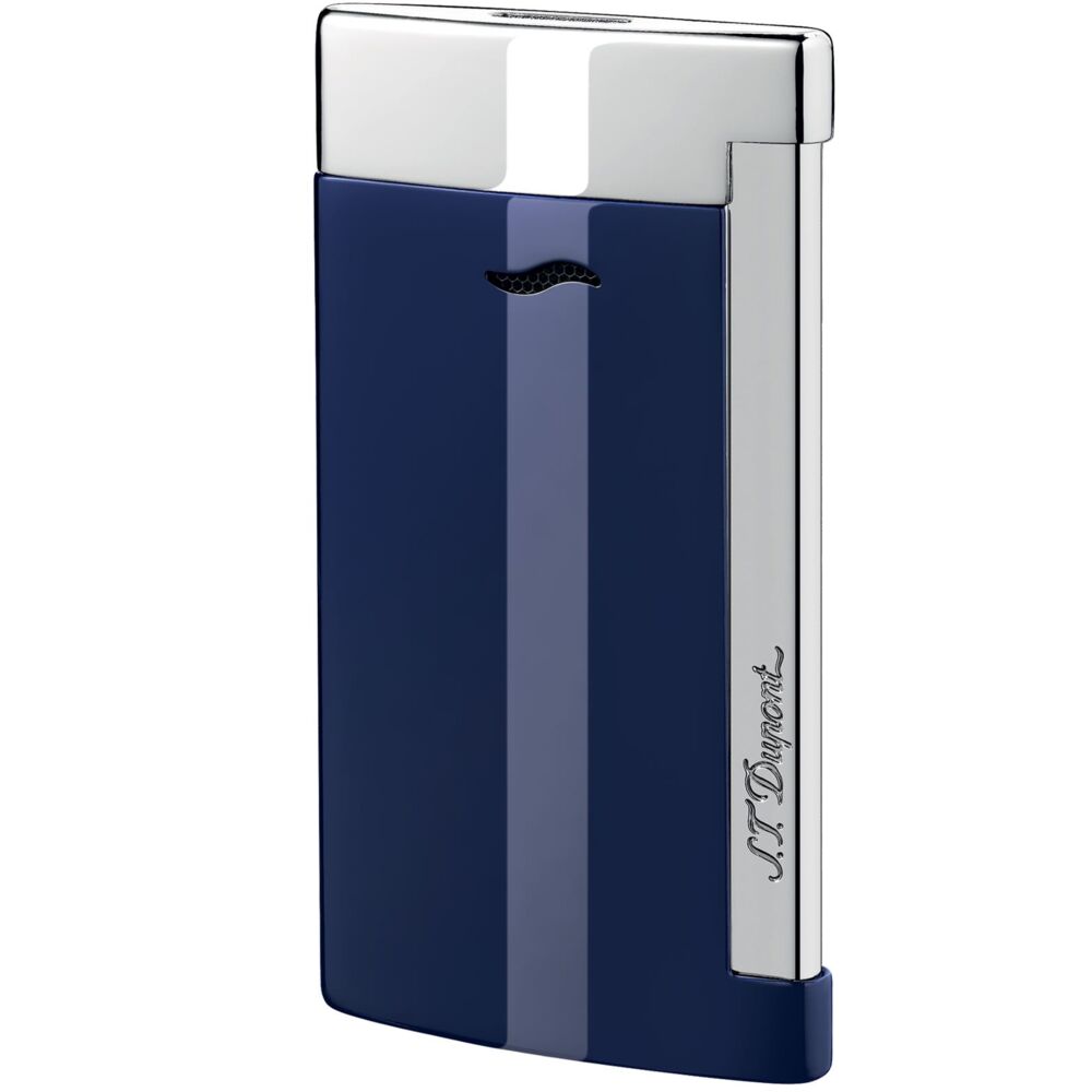 S.T. Dupont Slim 7 Lighter, Blue Lacquer Finish 27709 S.T. Dupont Slim 7 Lighter, Blue Lacquer Finish 27709