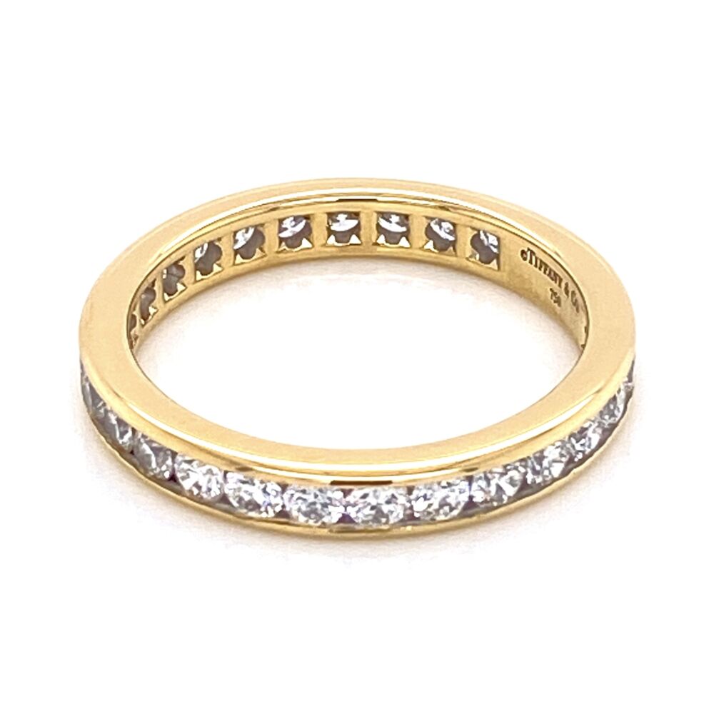 Image 2 for 18K Yellow Gold TIFFANY & CO Diamond Eternity Band .84tcw 2.95g, Sz6