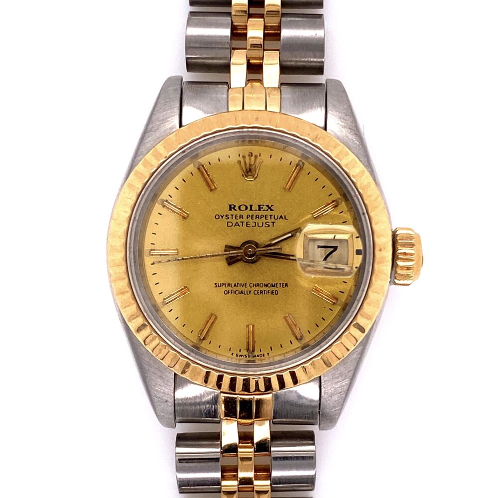 Image 2 for Ladies Rolex 69173 26m 2tone 18K Stainless Steel Watch 2020 Service!