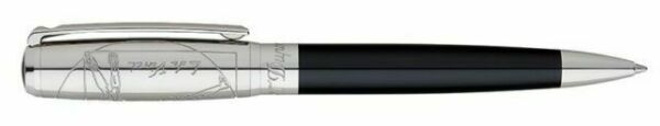 S.T. Dupont Da Vinci Vitruvian Man 415036 ballpoint pen.
LIMITED EDITION only 1490 pieces produced. Each pen individually numbered.
We purchased the entire remaining inventory Dupont had left for this beautiful pen "highly collectible", get them while they last at an amazing price.
The Serial number you will receive will not match the image.
5.75 inches long, barrel width .60 inch.
Comes in an original S.T. Dupont box along with all paperwork St Dupont Limited Edition Da Vinci Vitruvian Man 415036 Ballpoint Pen