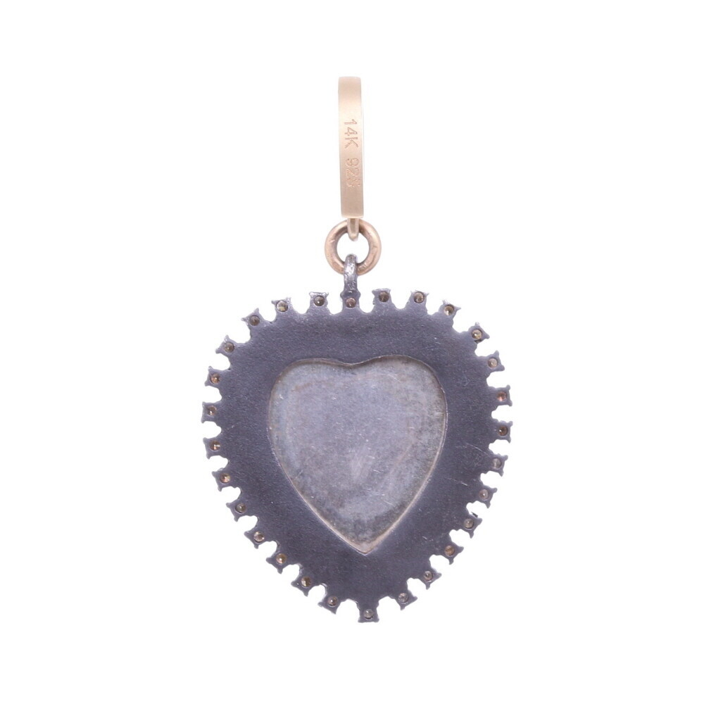 Image 2 for St.Christopher "The Gentle Giant In The River" Heart Pendant