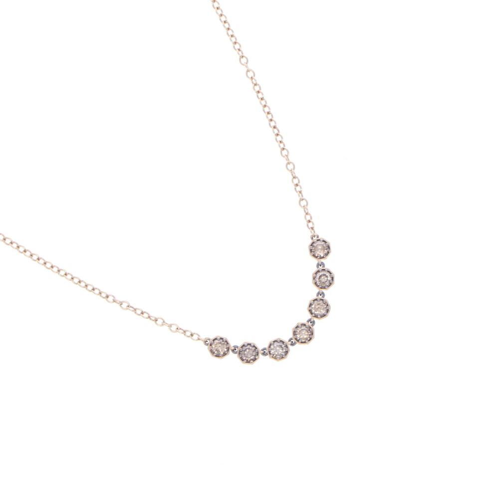 Image 2 for Diamond Bar Necklace 18"