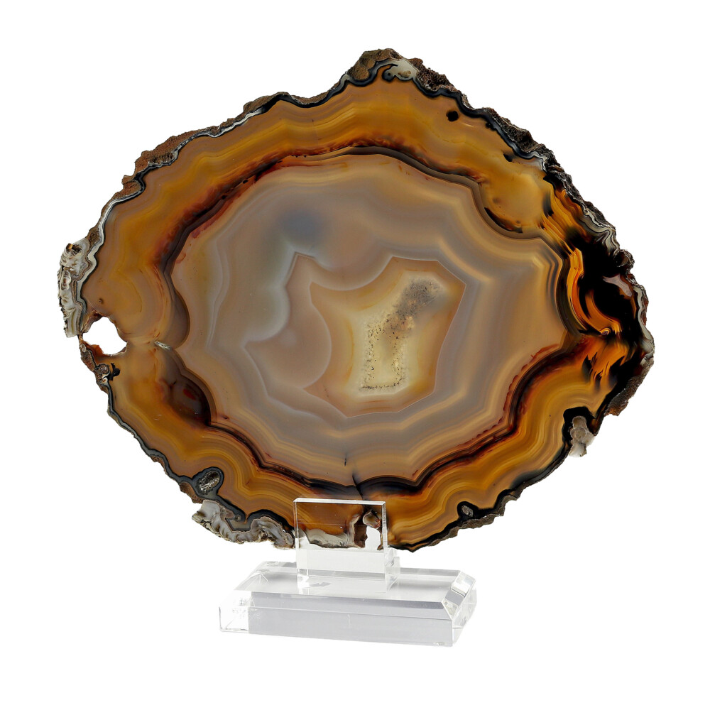 <span></span><span style="font-family: "EB Garamond";">Agate Slice On Acrylic Screw-in Stand With Multi Colors And Fortified Patterns</span> Agate Slice On Acrylic Screw-in Stand With Multi Colors And Fortified Patterns