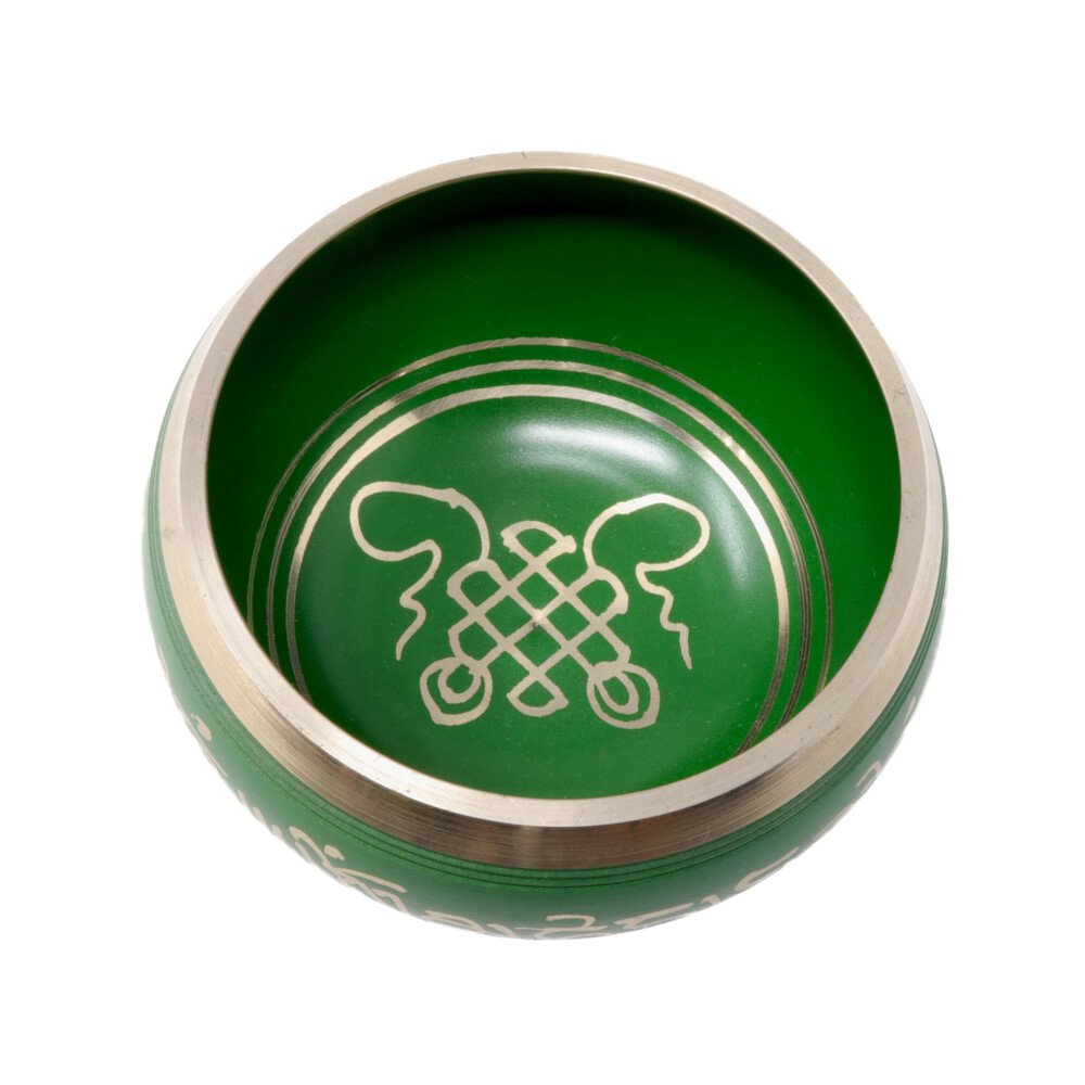 Image 2 for Brass Singing Bowl -Green