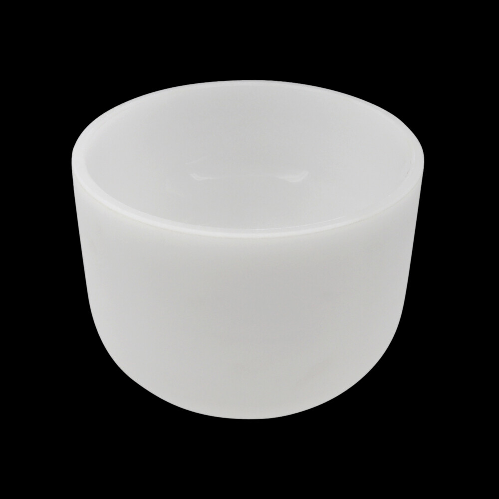 Image 2 for 8" Frosted Quartz Singing Bowl Note C Perfect