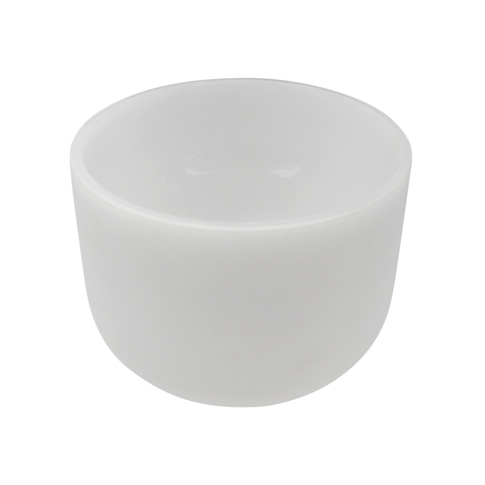 <div style="position: initial; margin: initial; font-family: Quicksand;"><font size="4">This quartz crystal singing bowl has a frosted white exterior. </font></div><div style="position: initial; margin: initial; font-family: Quicksand;"><font size="4">How they are made- Crystal singing bowls are made from 99.992 percent pure quartz crystal that is crushed and heated to approximately 4000 degrees in a centrifugal mold. The bowls emit a powerful, pure resonance. The thickness of the bowl, as well as the height and diameter, determine the specific vibrational frequency of the bowl. Crystal Singing bowls first came to market as healing tools in 1980s. Tibetan metal bowls which, work in a similar way, have been in use for centuries.</font></div><div style="position: initial; margin: initial; font-family: Quicksand;"><font size="4">Quartz- Quartz is the most widely used out of all Crystals. It works with every chakra however is most used with the crown chakra. It also help cleans and recharge other crystals. Quartz is one of the most well known minerals on earth and is also the most varied of all minerals, occurring in all different forms, habits, and colors. In history, the Greek word for Quartz is Krystallos, meaning ice. Quartz is highly prized for its ability to clear the mind of negativity and to enhance higher spiritual receptiveness. It is considered the master of all healing crystals due to its ability to magnify or amplify healing vibrations of other crystals. </font></div><div style="position: initial; margin: initial; font-family: Quicksand;"><font size="4">How to use your crystal singing bowl- LIGHTLY tap the bowl just to get the vibration going. As you firmly press the accompanying mallet in a circular motion against the bowls outside edge or rim. When you hear a bright clear tone, you can slow down the motion. Use your full arm to make the motion, rather than just rotating your wrist. You will start to feel the relaxation set in and your mind going into the zone. This will help with meditation, relaxation and focus. </font></div><div style="position: initial; margin: initial; font-family: Quicksand;"><font size="4">Includes suede wand and rubber ring holder.</font></div><div style="position: initial; margin: initial;"><br style="color: rgb(0, 0, 0); font-family: Calibri, "Segoe UI", Calibri, Thonburi, Arial, Verdana, sans-serif, "Mongolian Baiti", "Microsoft Yi Baiti", "Javanese Text"; font-size: 14.6667px; white-space: pre-wrap; position: initial; margin: initial;"></div> 8" Frosted Quartz Singing Bowl