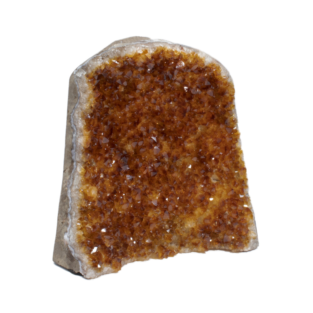 Image 2 for Citrine Druze Cut Base