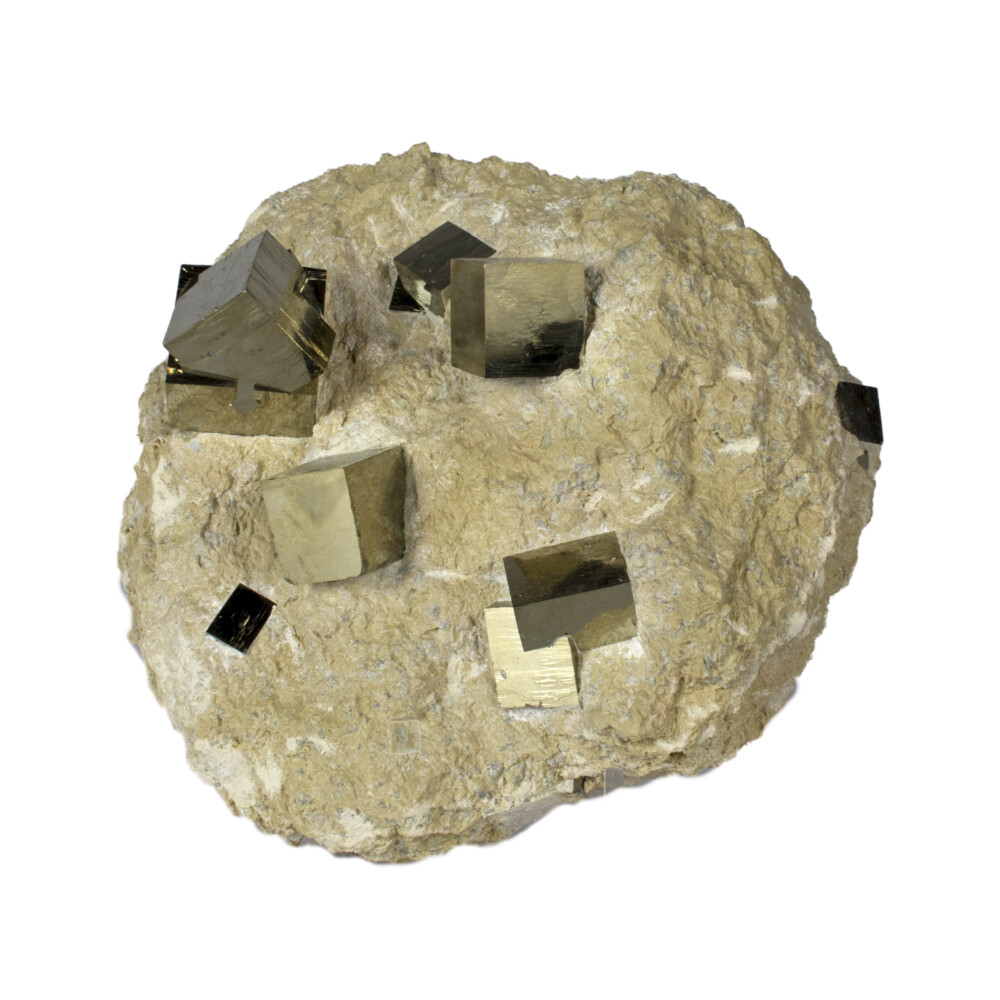 Image 2 for Cubic Pyrite Double Bonded In Matrix