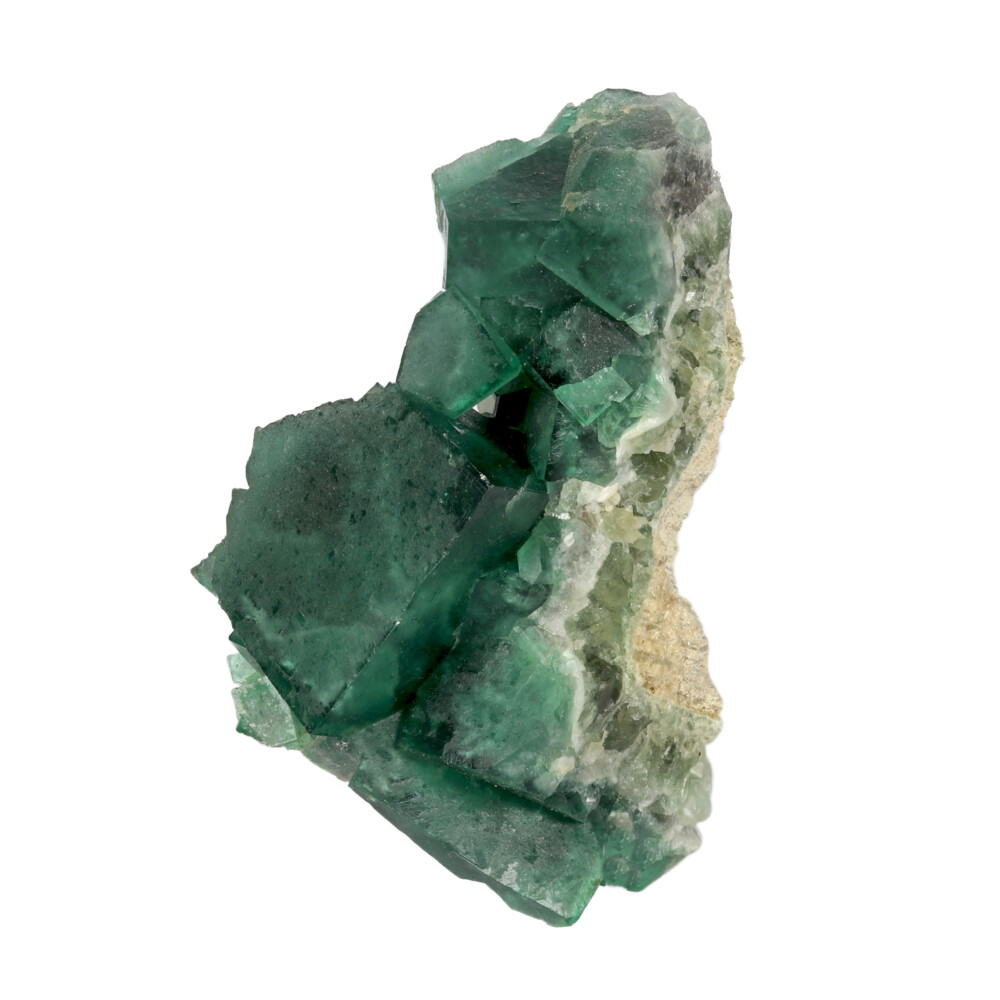 Image 2 for Green Cubic Fluorite Cluster