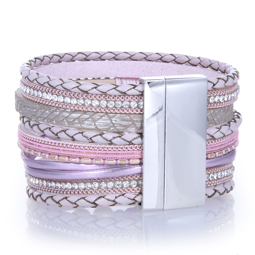 Image 2 for Pink Tree Of Life Wrap Bracelet