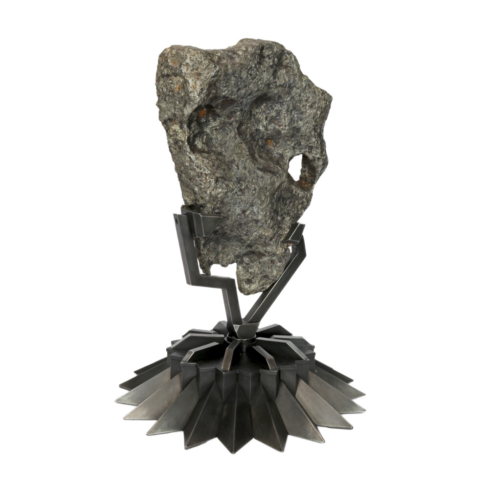 Image 2 for Muonionalusta Meteorite End Cut On Custom Rotating Stand