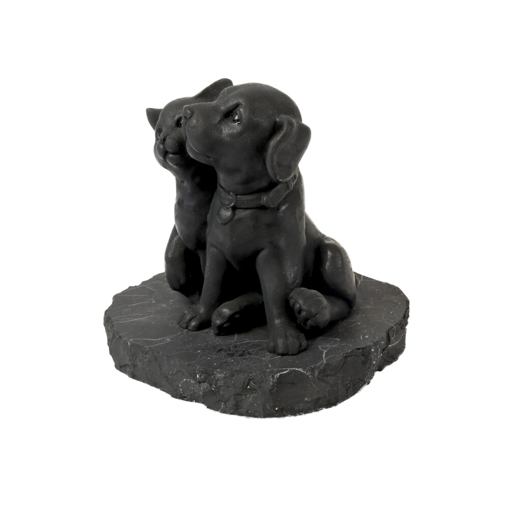 Image 2 for Shungite Sculpture - Cat Dog