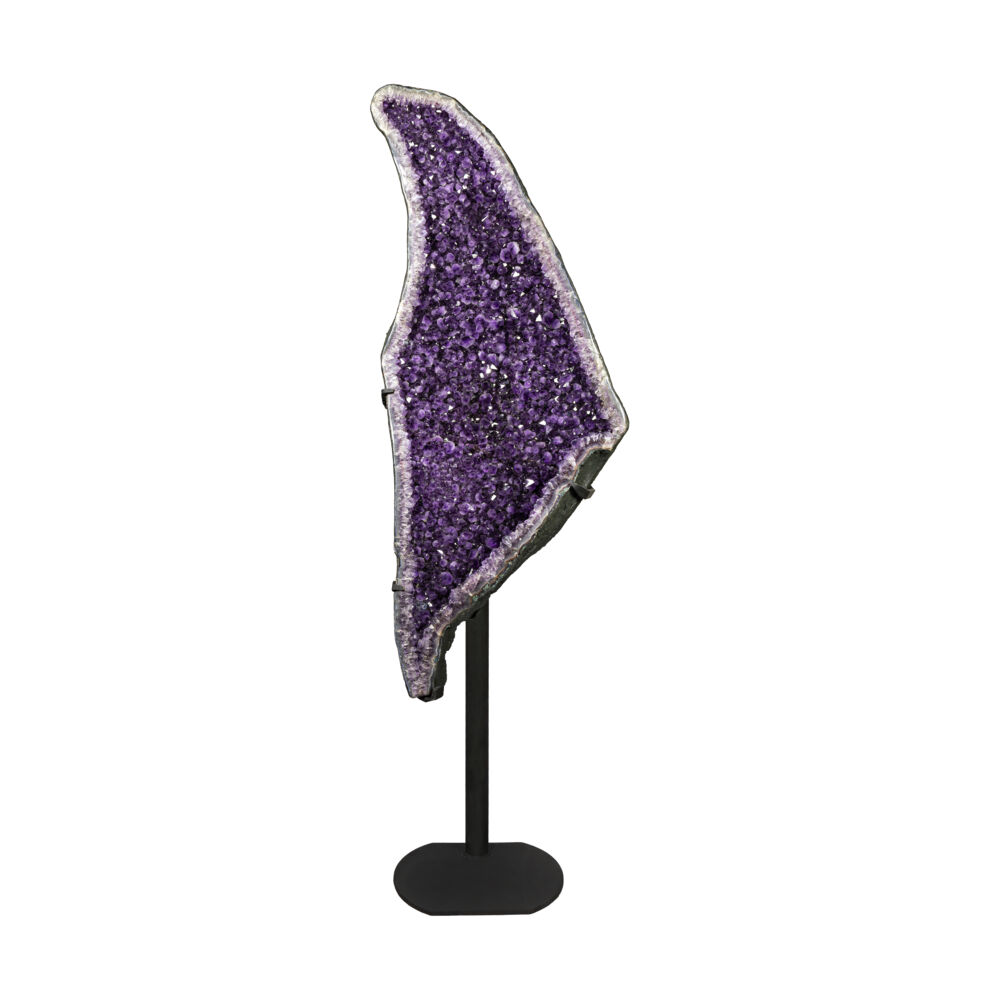 Image 2 for Amethyst Geode Pair On Fitted Separate Stands