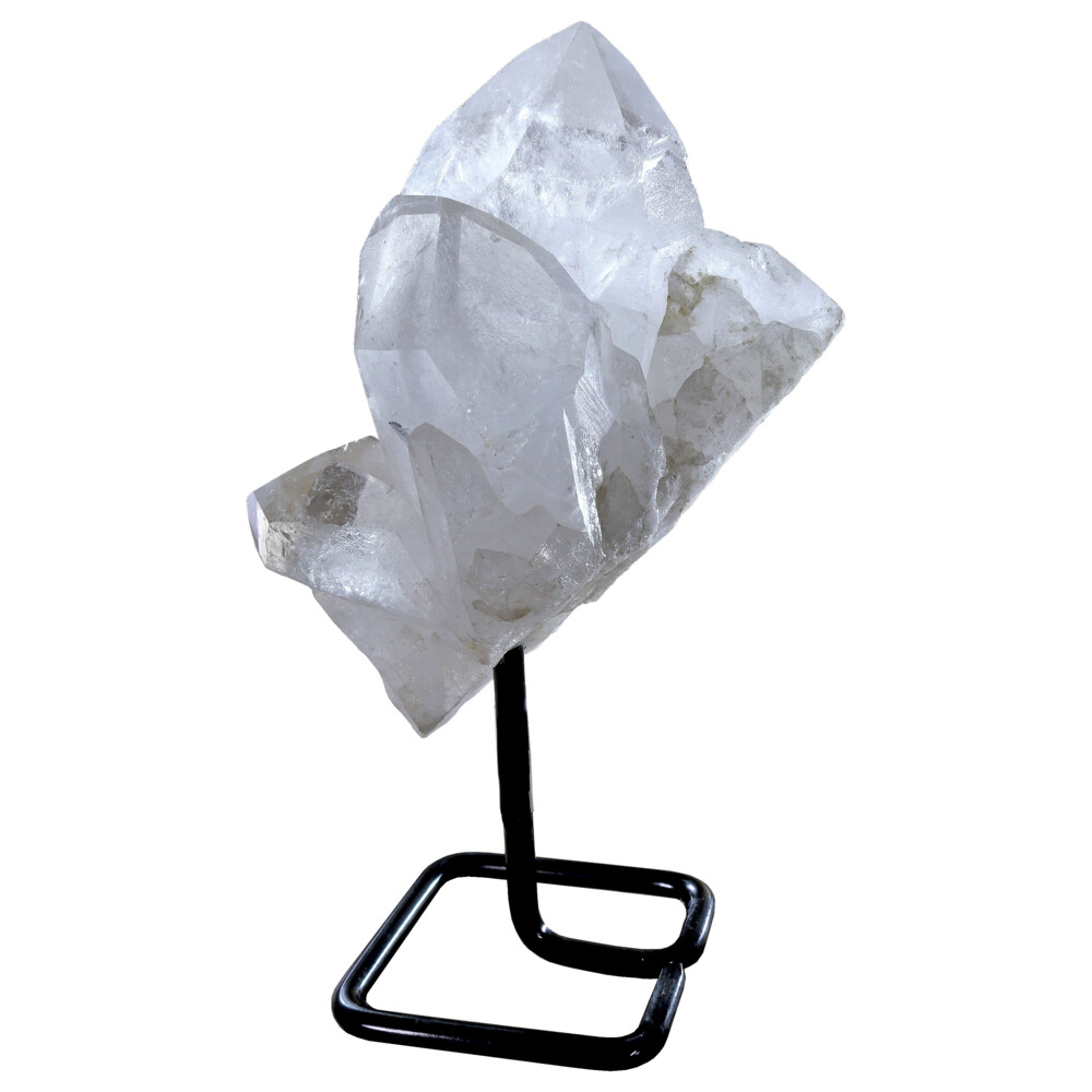 <span></span><span style="font-family: "EB Garamond";">Each item is unique and one of a kind. Nature's treasures do vary in their shape and color.</span> Quartz Point Cluster On Rounded Square Post Stand