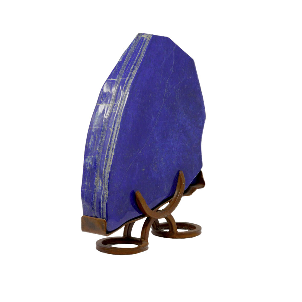 Image 2 for Lapis Lazuli Polished In Custom Horseshoe Stand