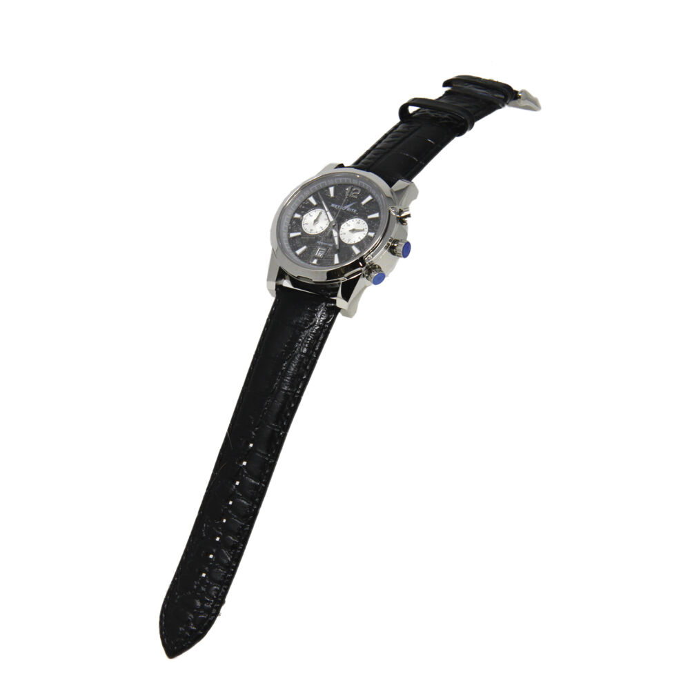 Image 2 for Muonionalusta Meteorite Watch -Rhodium with Miyota & Chronograph