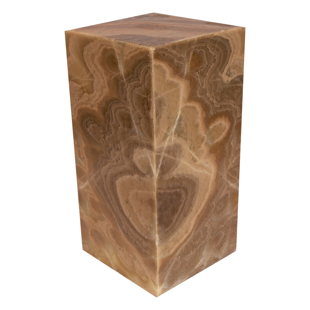Image 2 for Onyx Luminary - 6" Sq. X 12" Brown