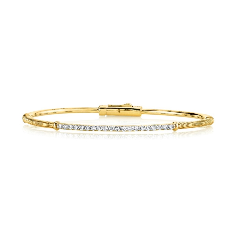 Image 2 for Pave Diamond Skinny Bangle