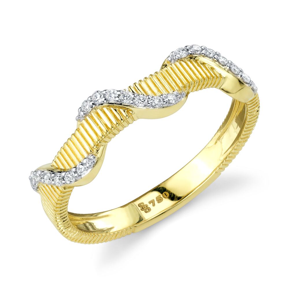 Image 2 for Diamond Wrap Strie Ring