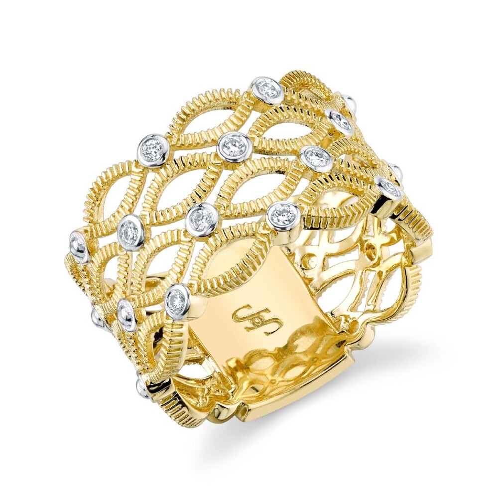 Image 2 for Marquis Band With Diamonds