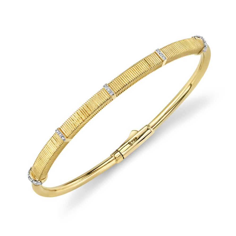 Image 2 for Strie And Diamond Bangle