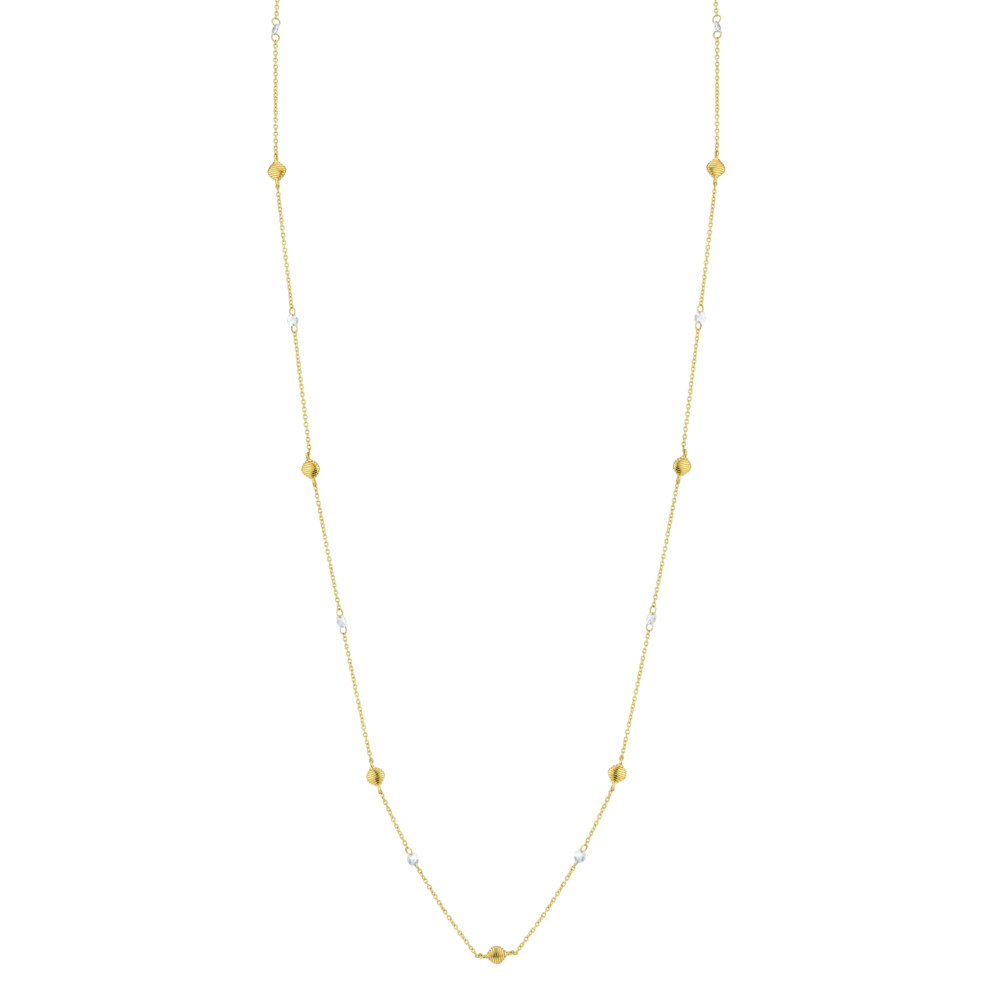 Image 2 for Long Chain With Rose Cut Diamonds