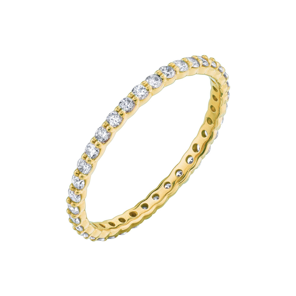 Image 2 for Pave Diamond Eternity Band