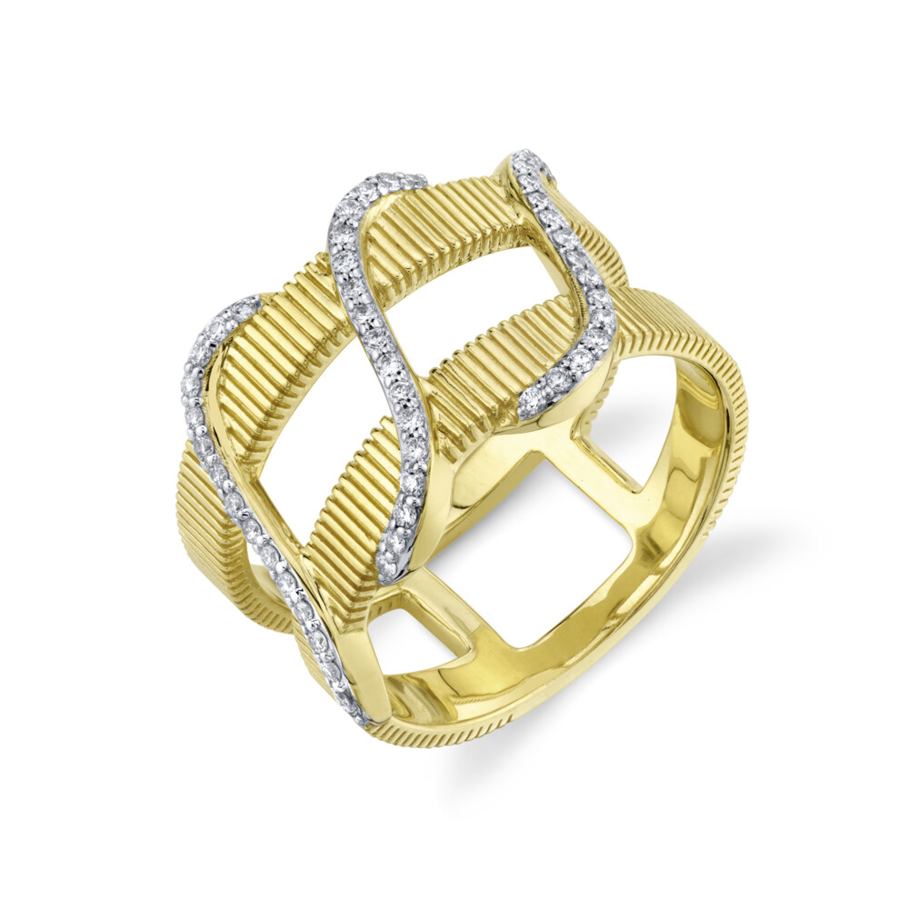Image 2 for Diamond Wrap Double Row Ring