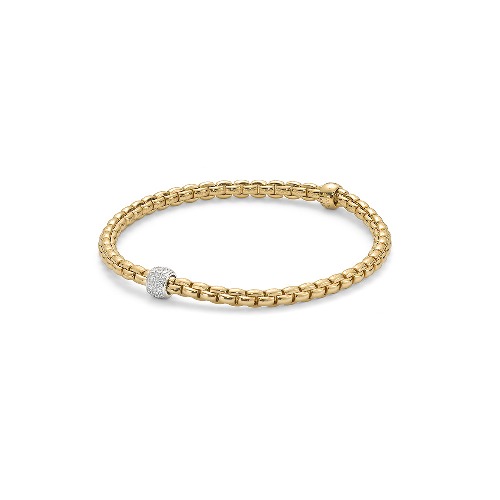 Image 2 for Eka Tiny Flex'it 18k Gold Bracelet - 733B PAVEM