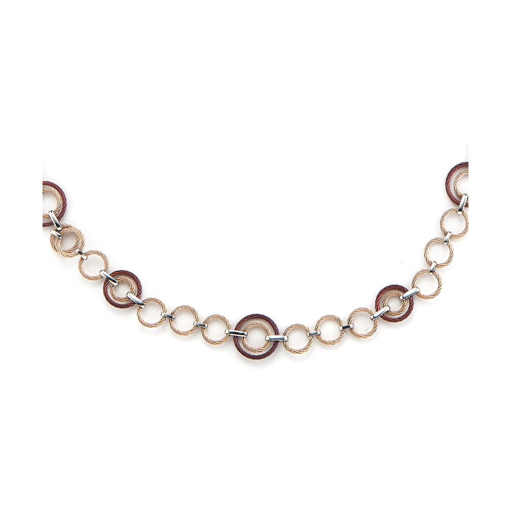 Image 2 for Long Interlocked Cable Necklace
