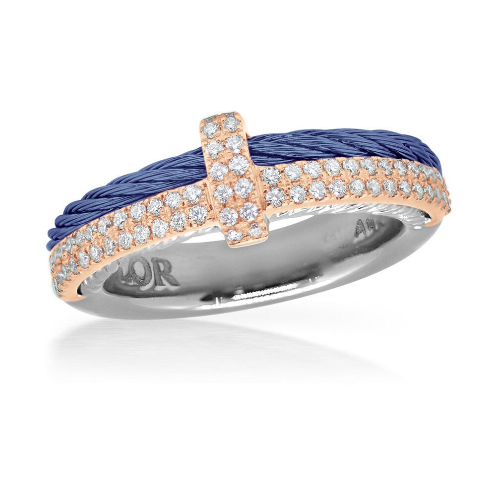 Image 2 for Blueberry & Rose Gold Ring