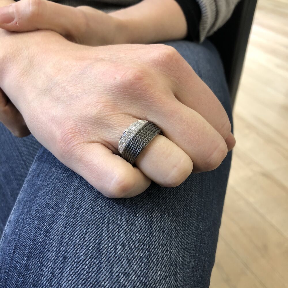 Image 2 for Grey Peekaboo Ring
