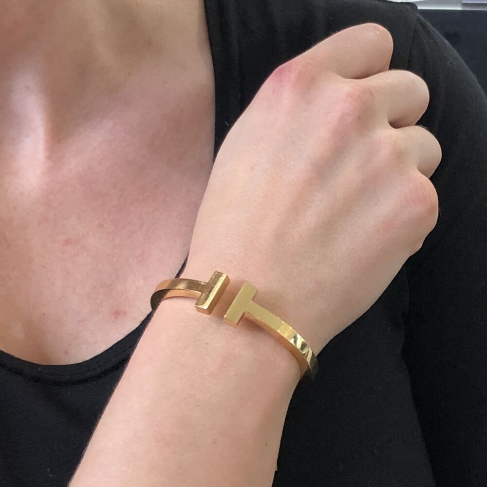 Image 2 for Estate Tiffany T Square Bangle