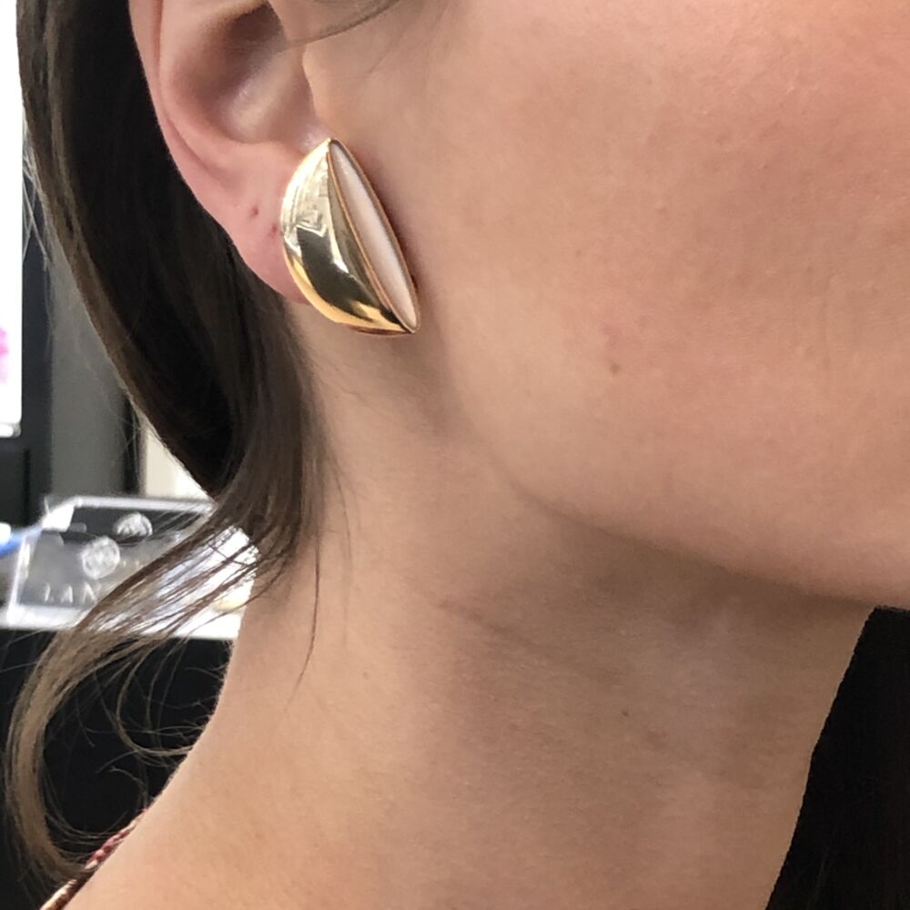 Image 2 for 18k Rose Gold Clip-On Eclisse Earrings